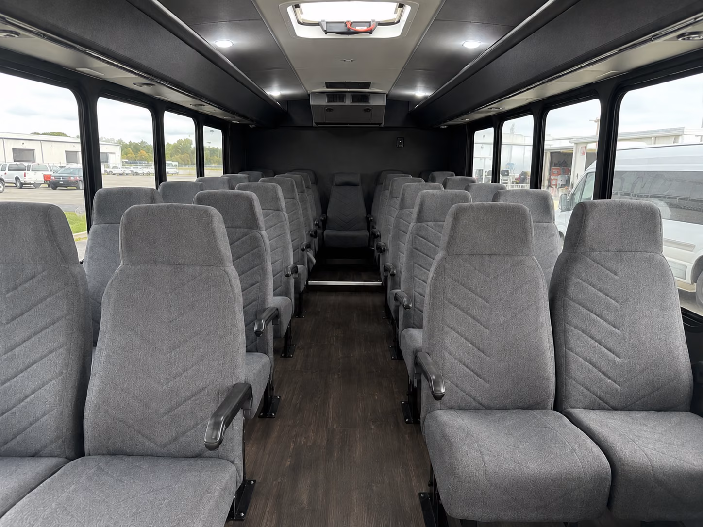 columbus 15 passenger minibus inside