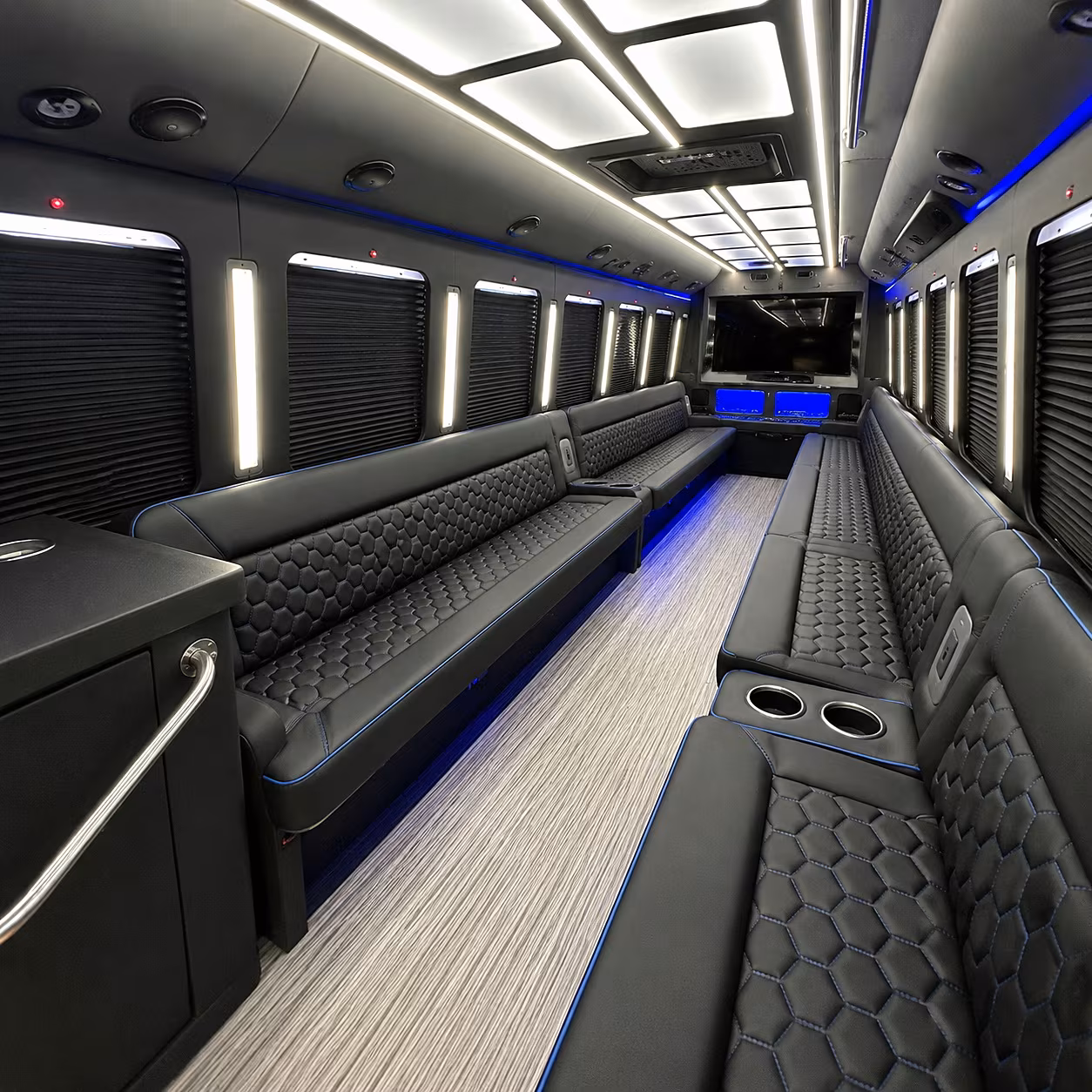 columbus party bus inside