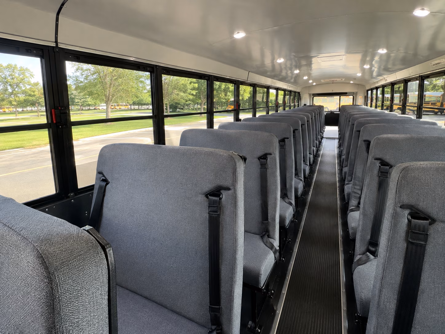 columbus school bus inside