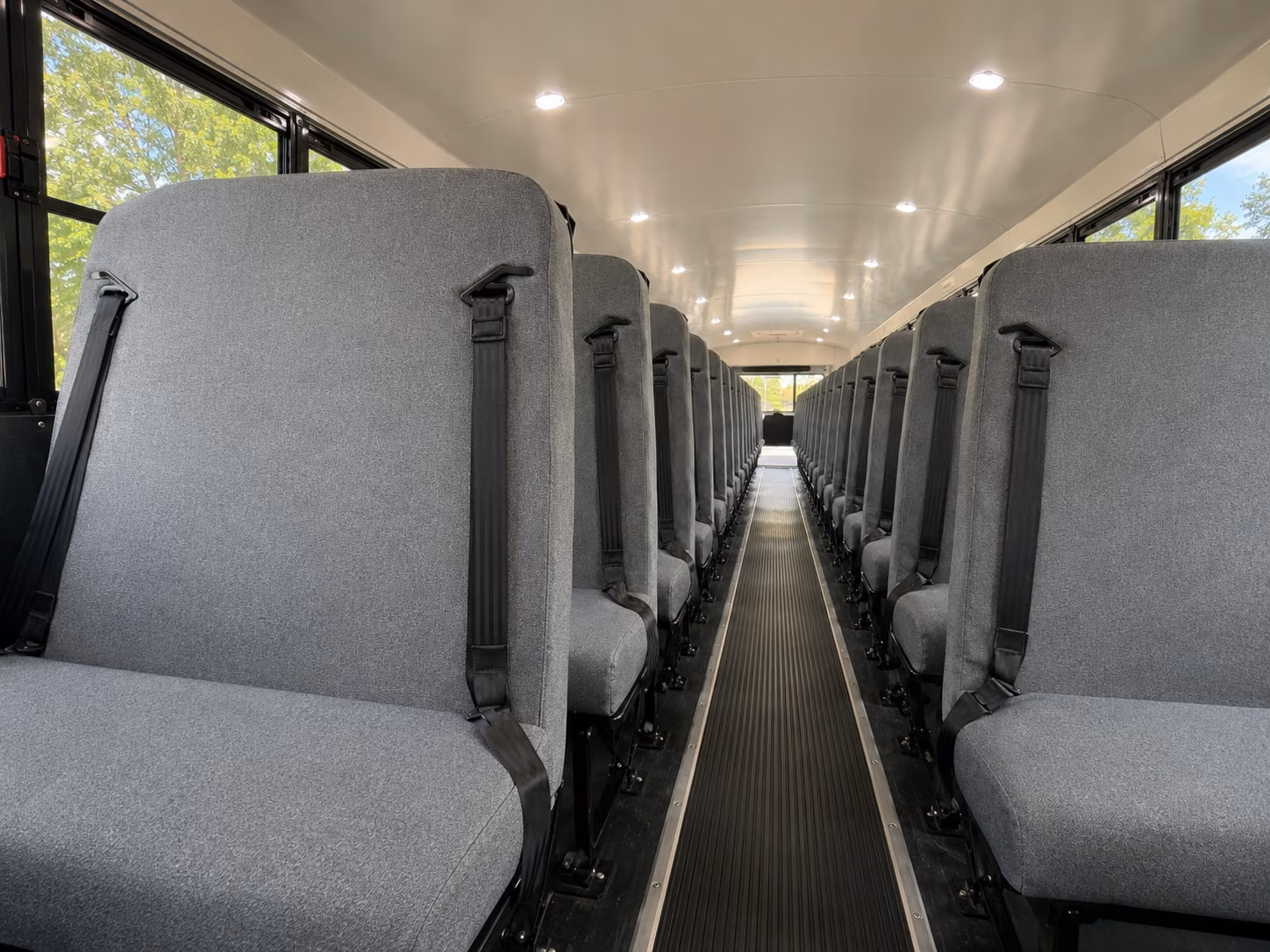 columbus school bus interior