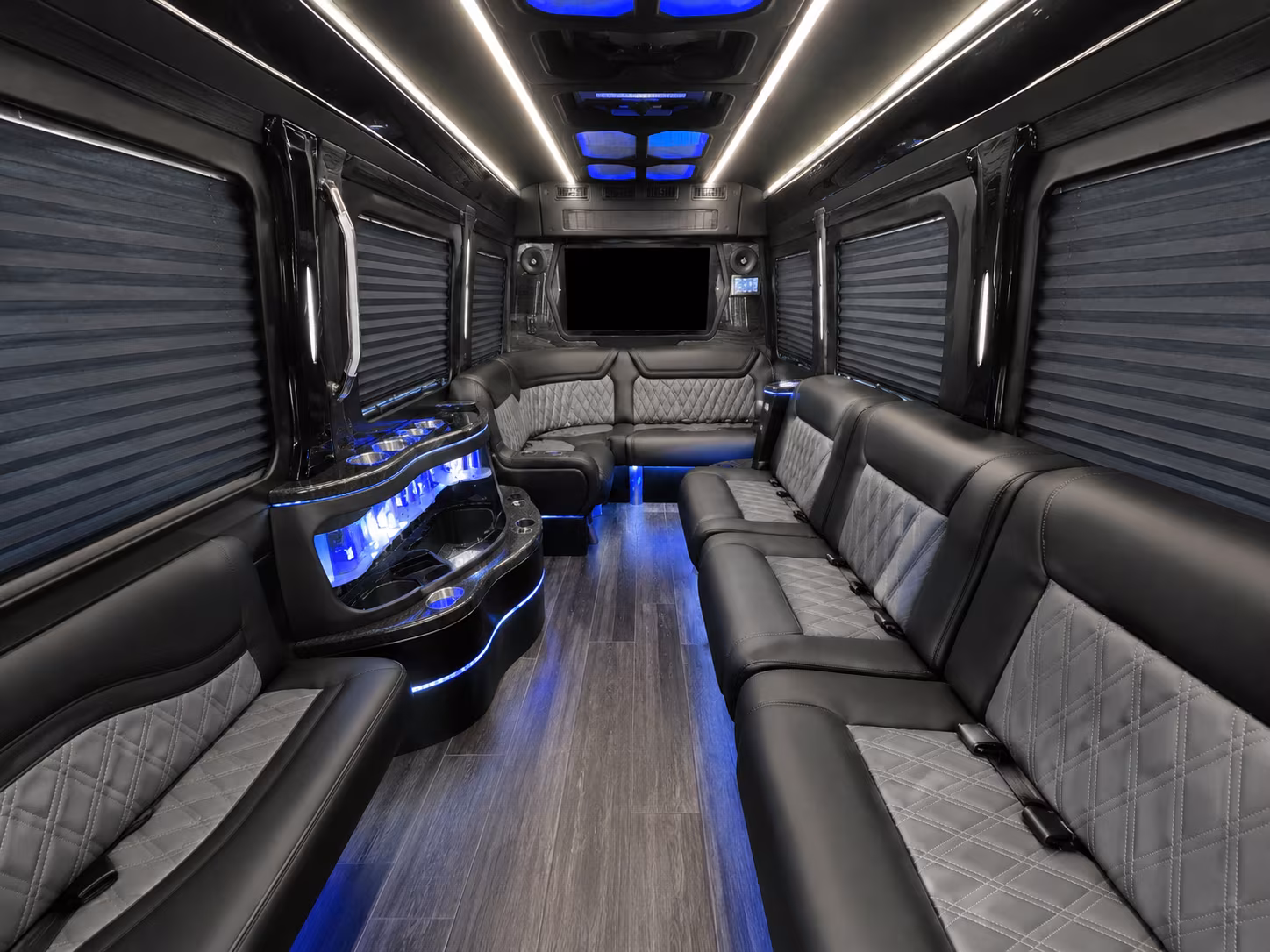 columbus sprinter limousine inside