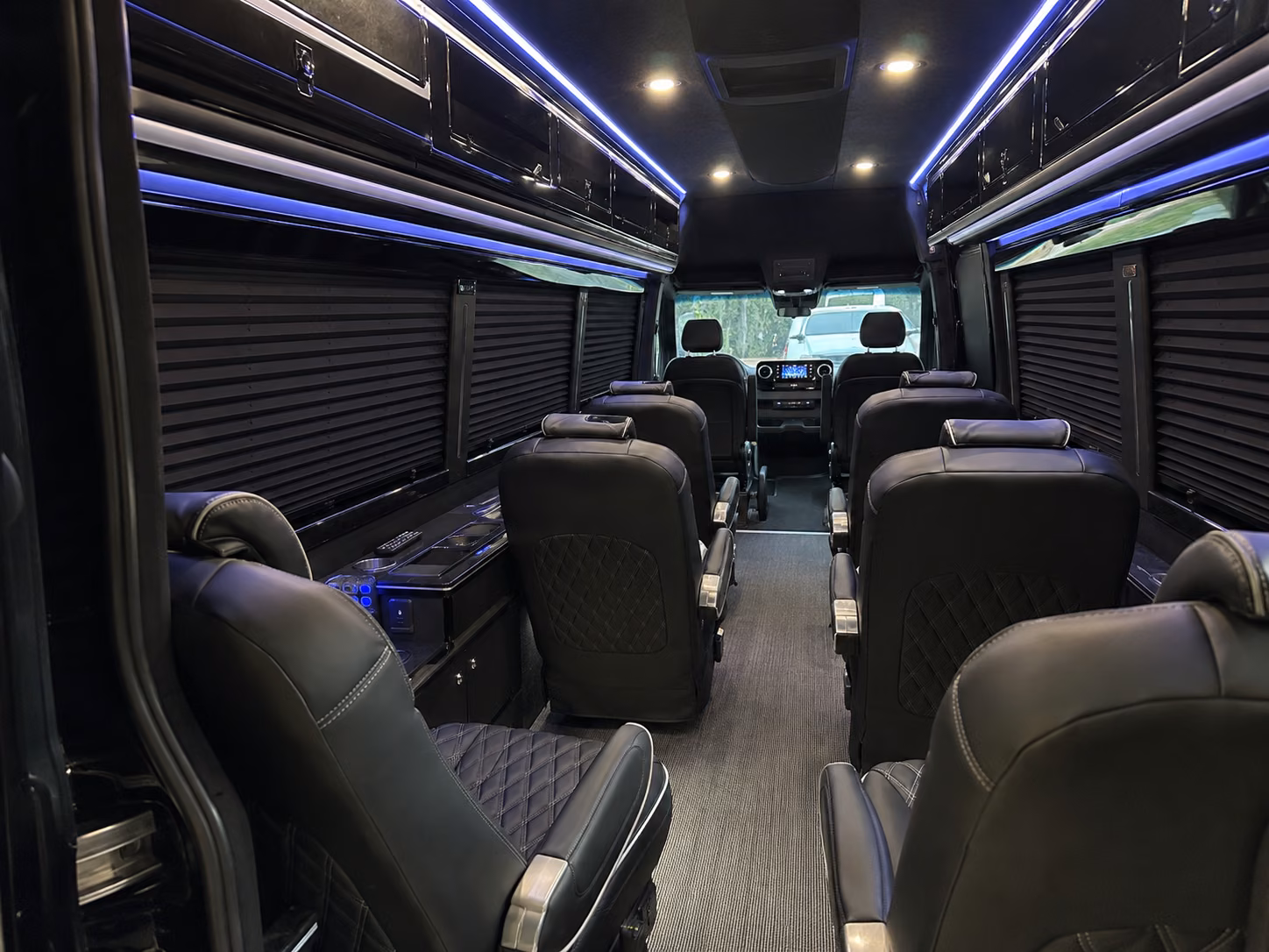 columbus sprinter van with driver interior