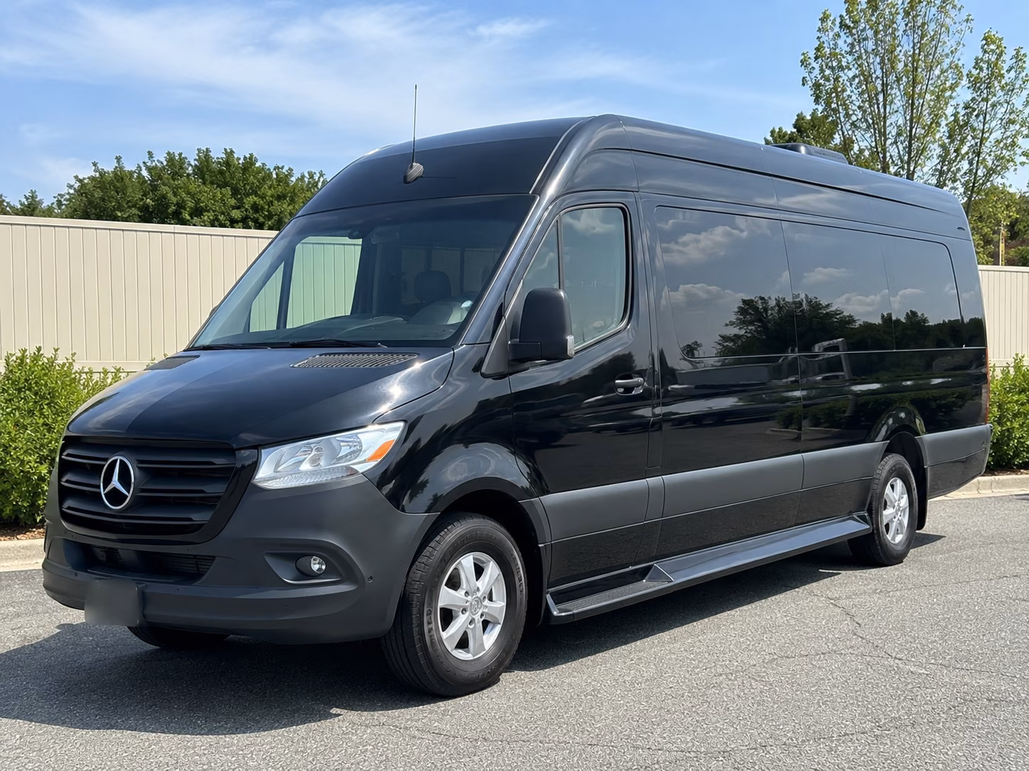columbus sprinter van with driver